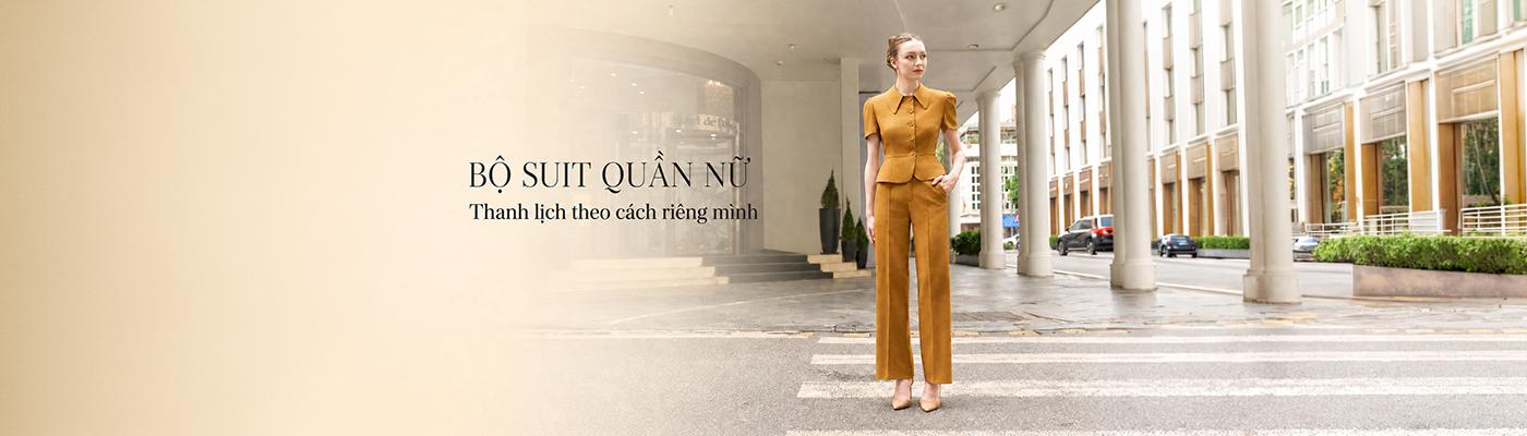 Bộ suit quần nữ
