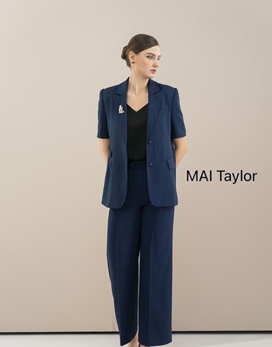 Set vest navy tay ngắn – Phong cách doanh nhân đẳng cấp MAI Taylor