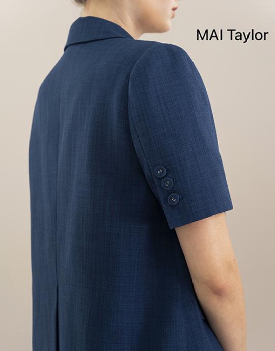 Set vest navy tay ngắn – Phong cách doanh nhân đẳng cấp MAI Taylor