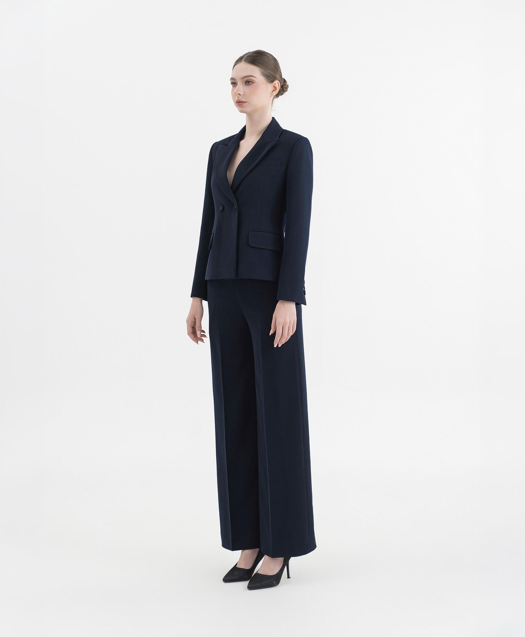 Áo blazer nữ màu xanh navy